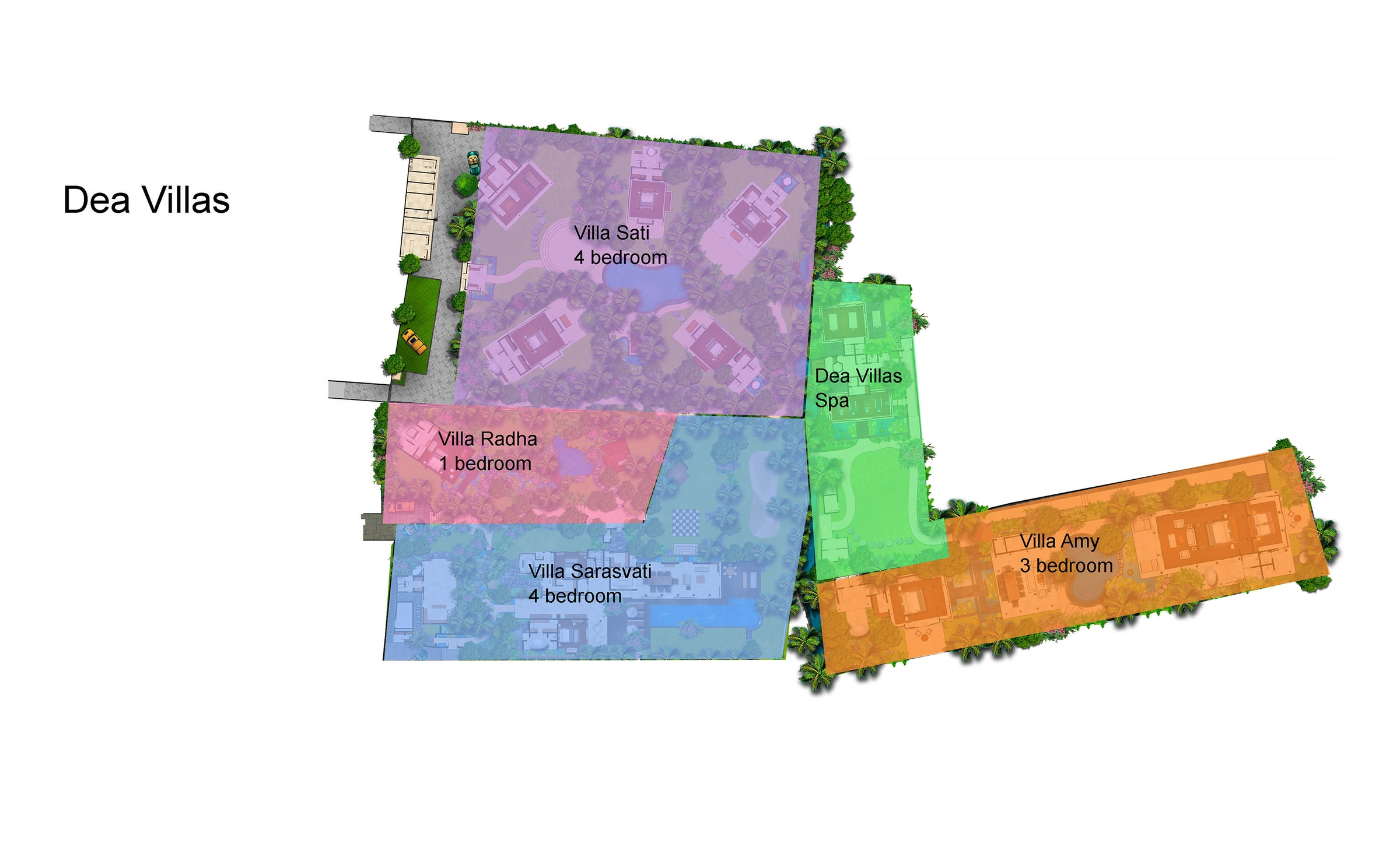 Dea Villas 平面图