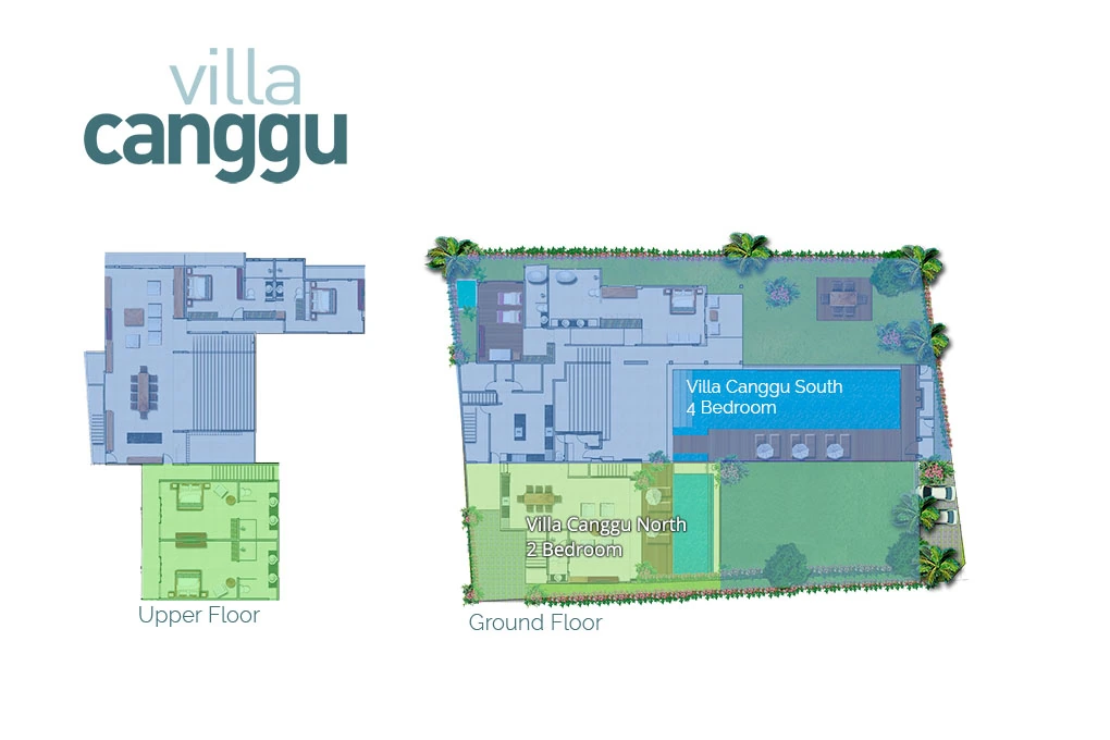 Villa Canggu 平面图