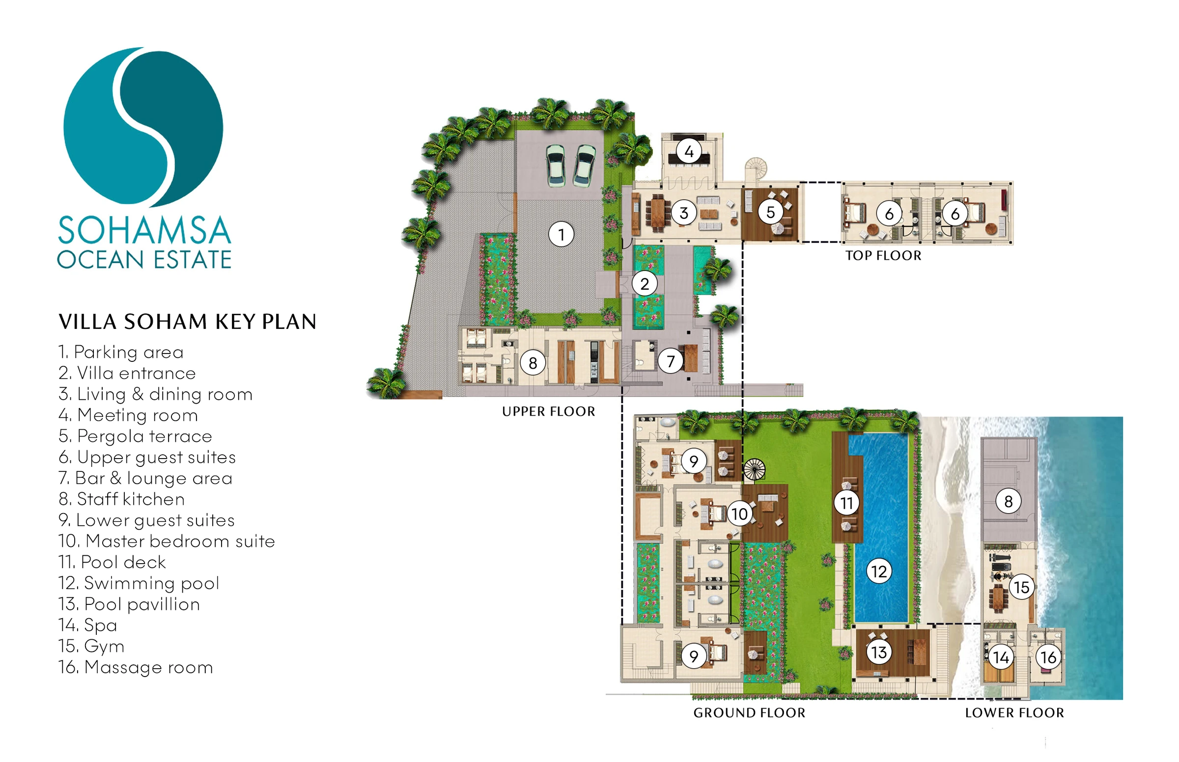 Villa Soham 平面图