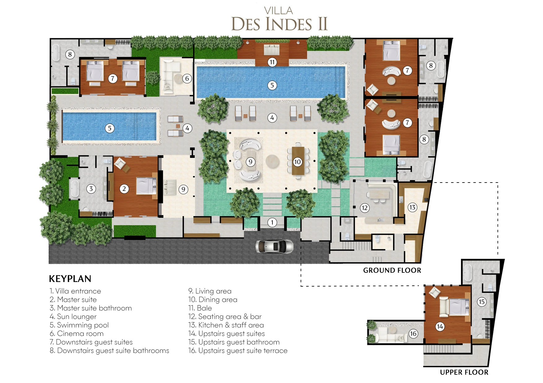 Des Indes II 平面图