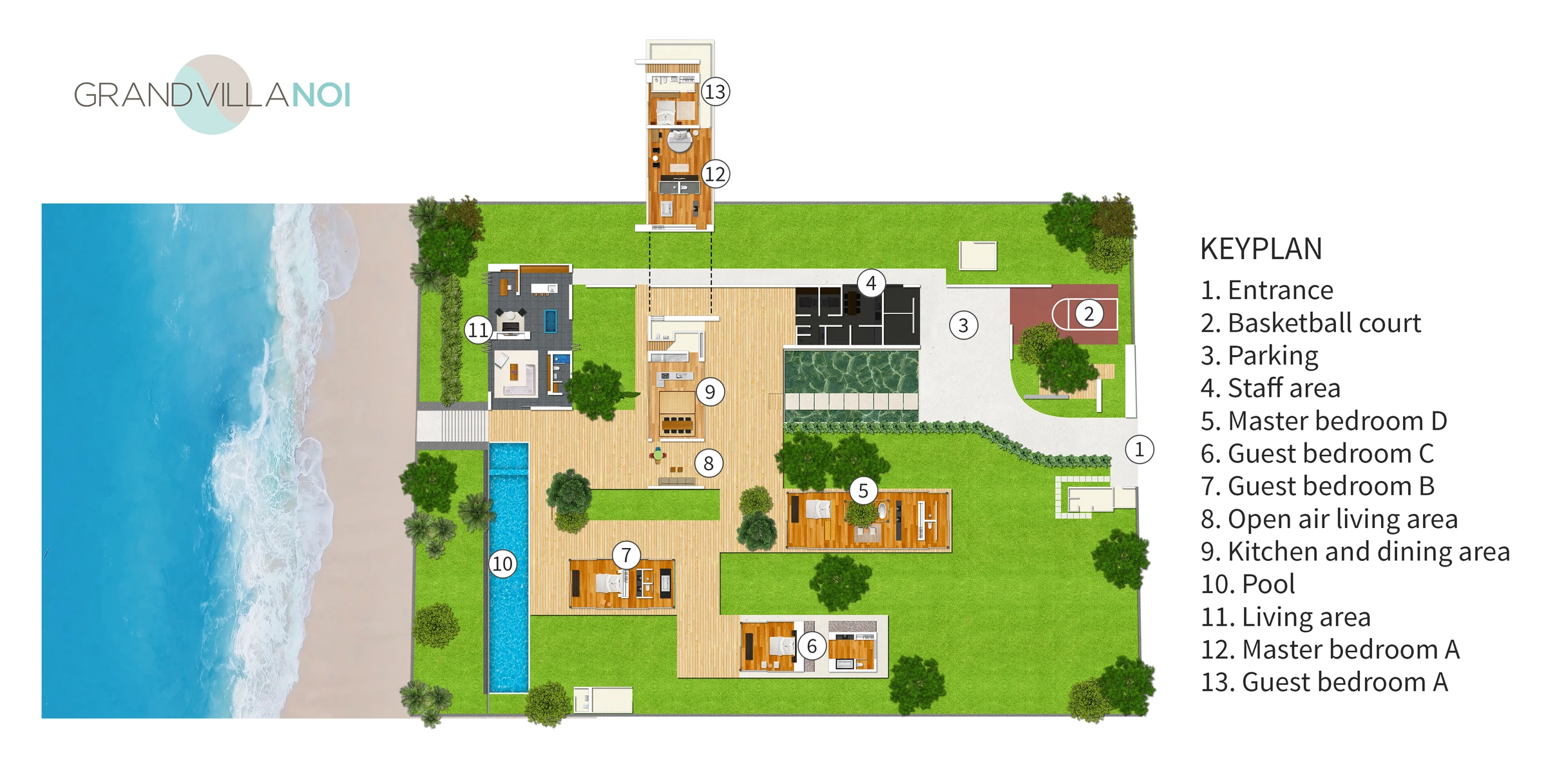 Grand Villa Noi 平面图