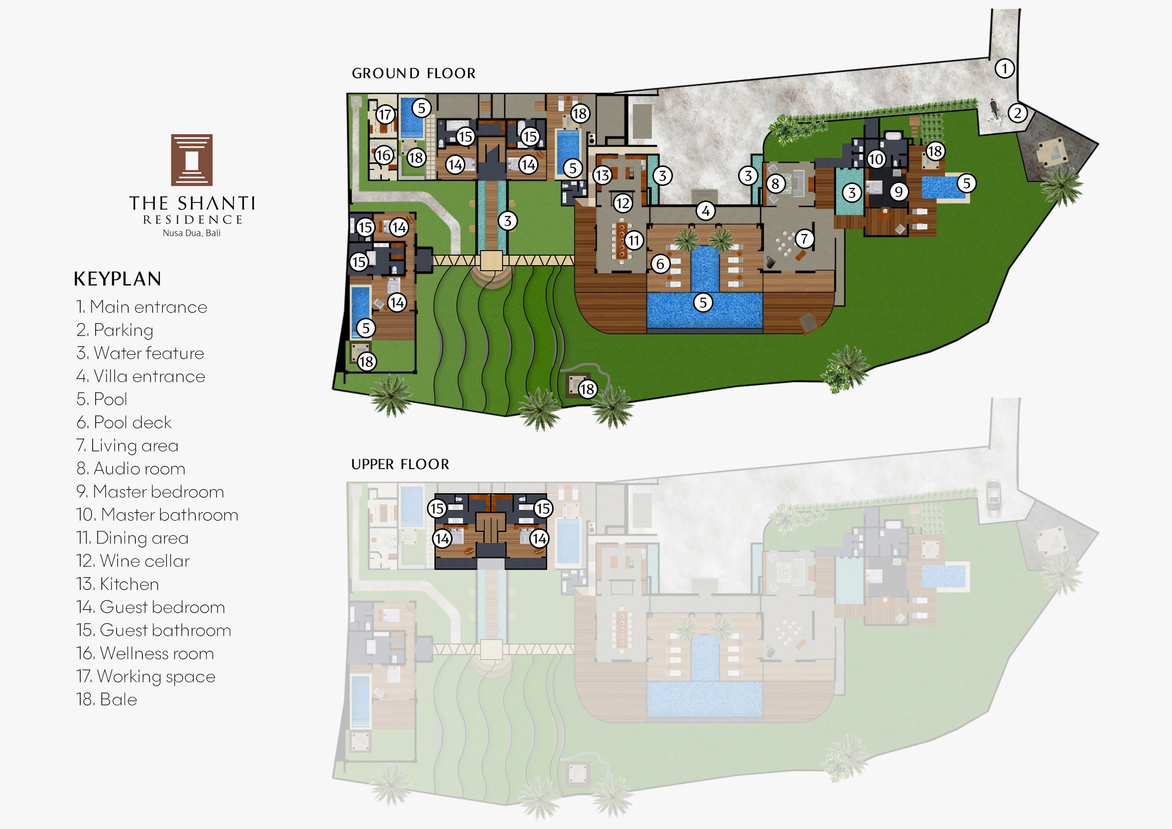 The Shanti Residence 平面图