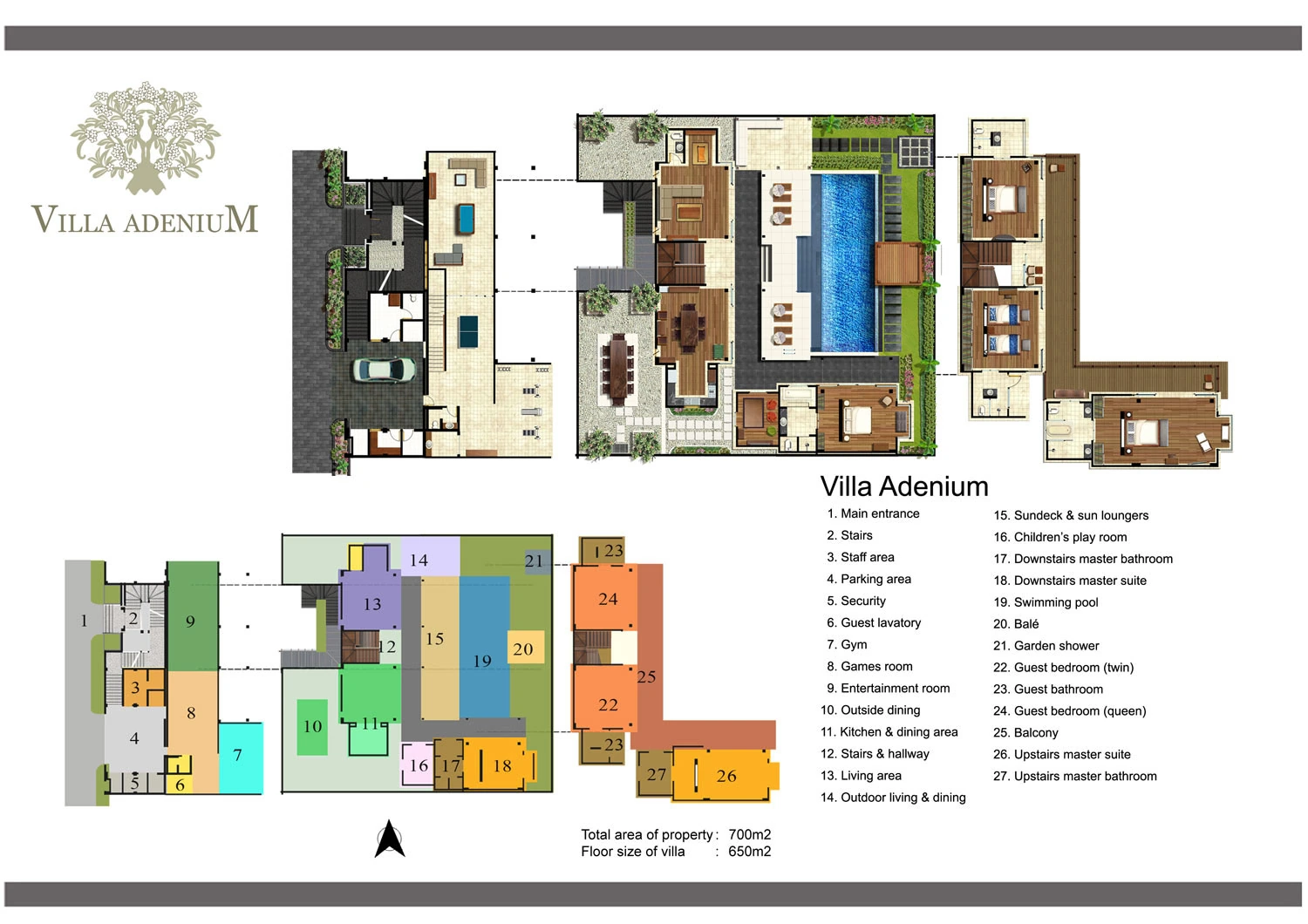 Villa Adenium 平面图