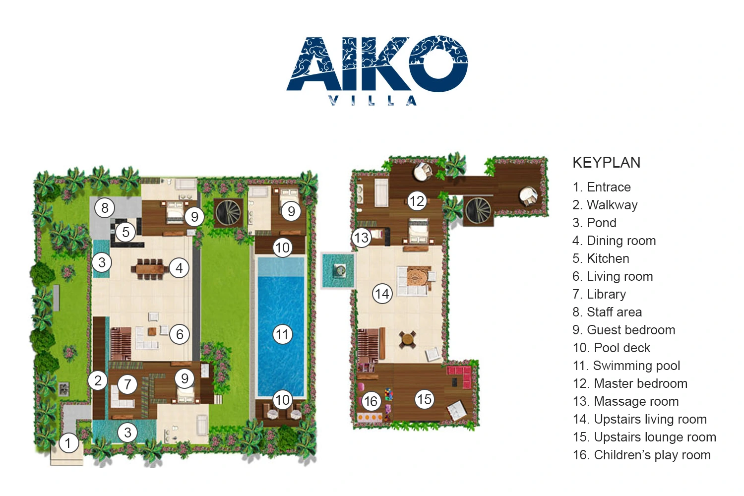 Villa Aiko 平面图