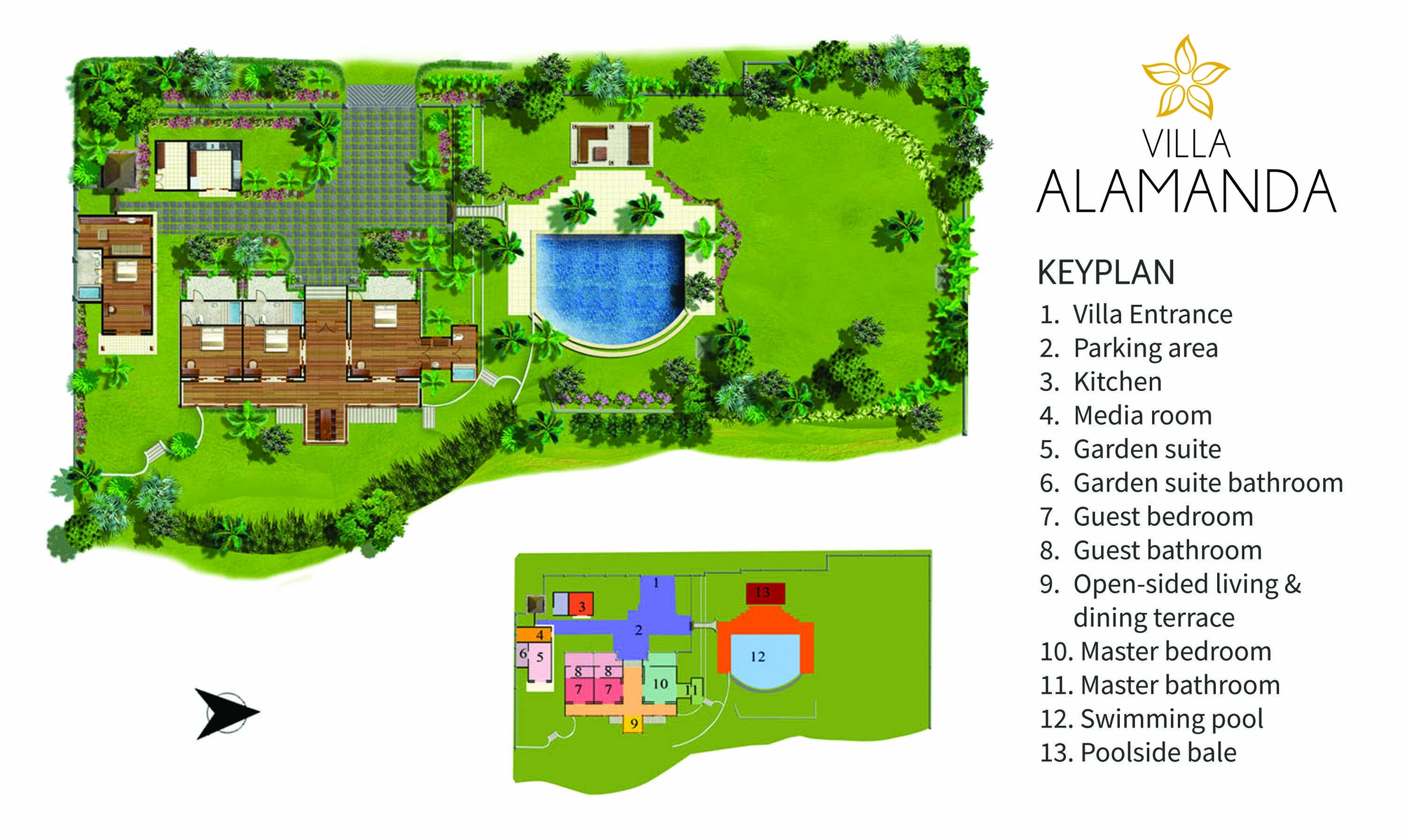 Villa Alamanda 平面图
