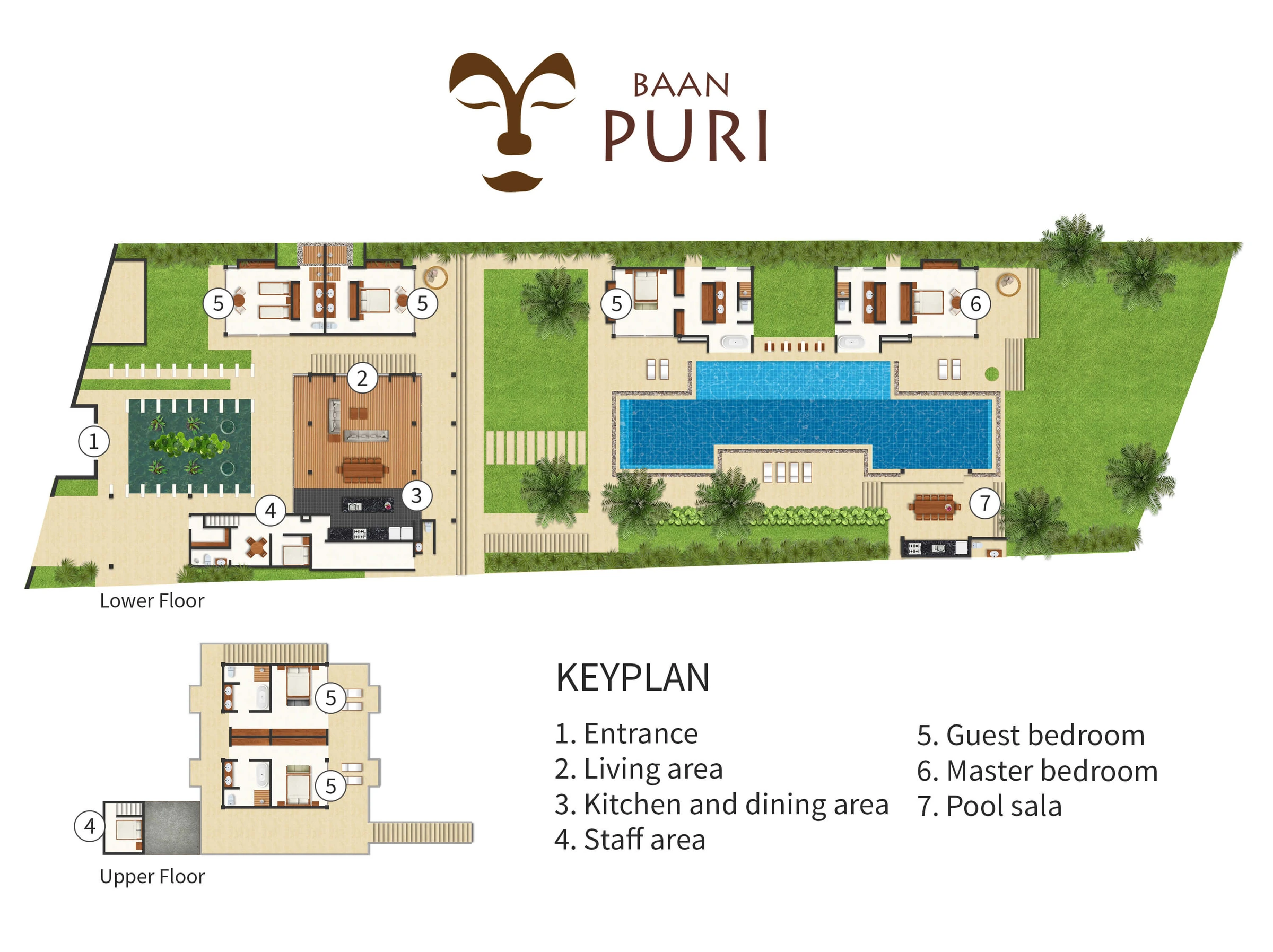 Baan Puri 平面图