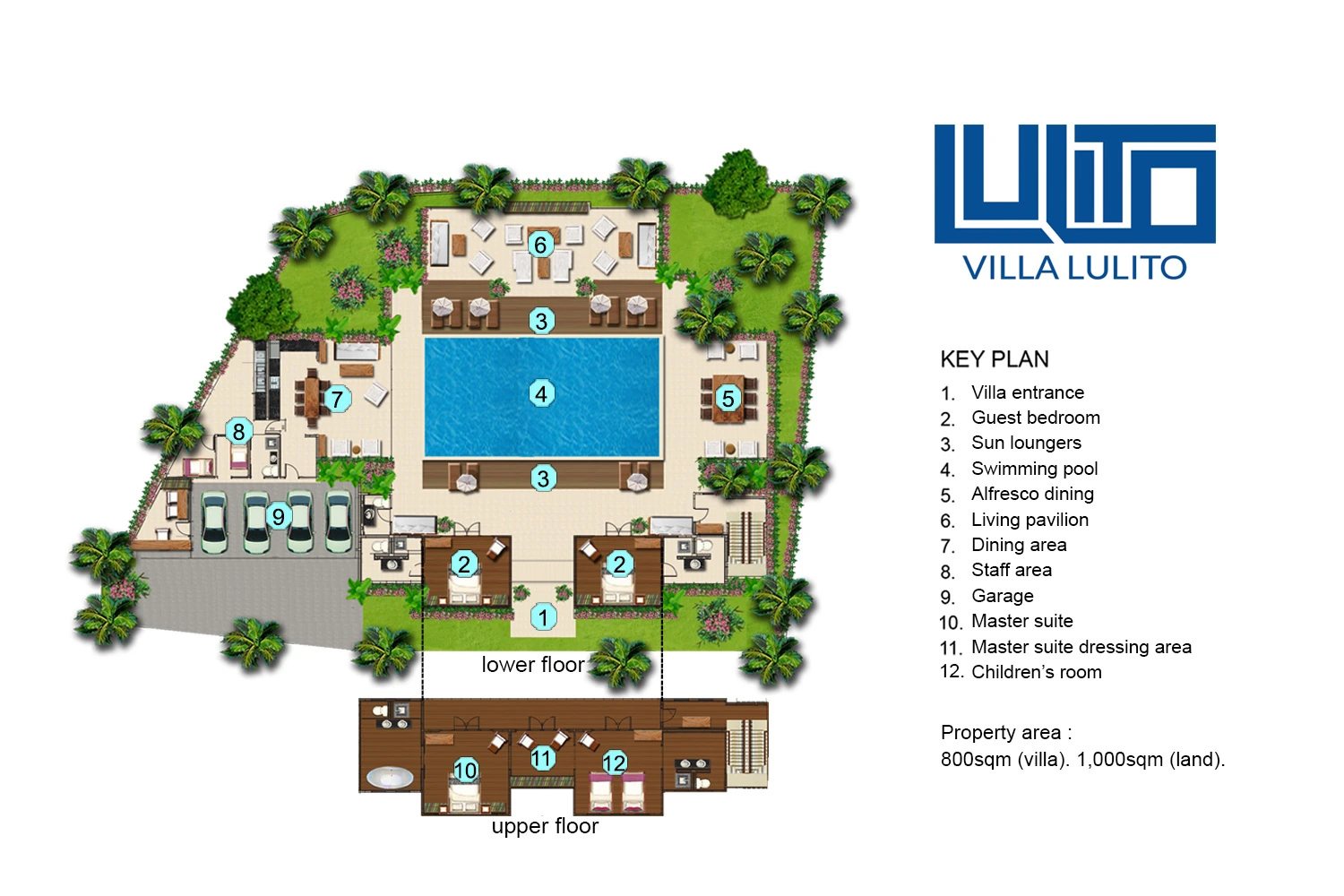 Villa Lulito 平面图