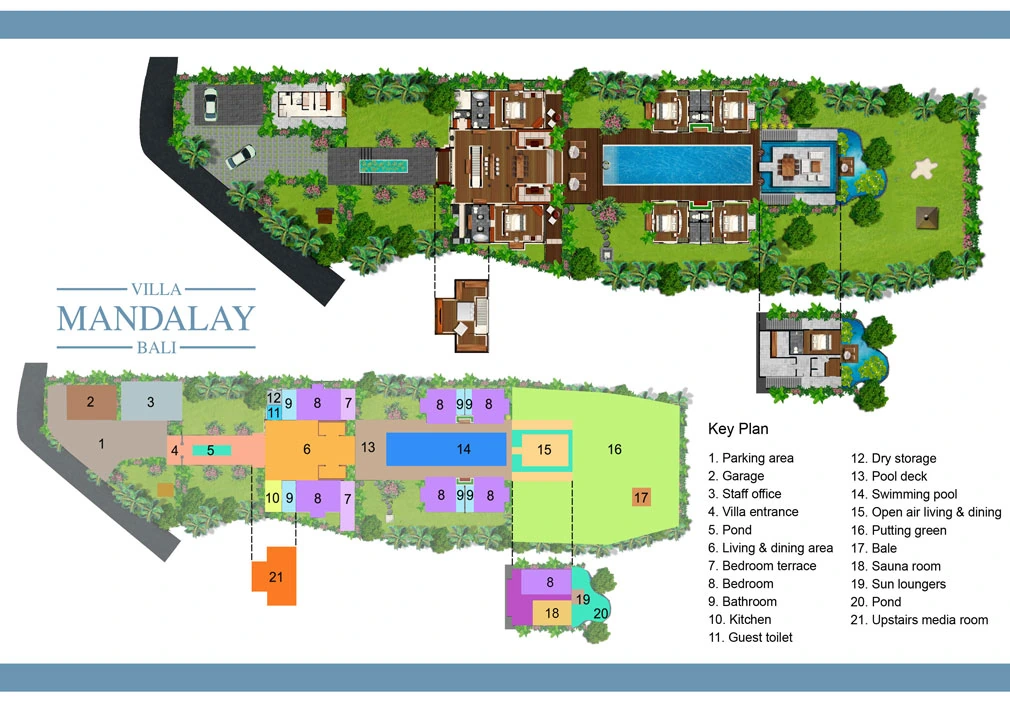 Villa Mandalay 平面图