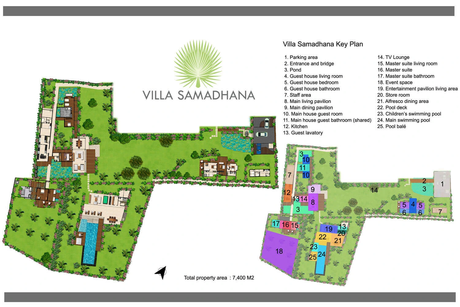 Villa Samadhana 平面图