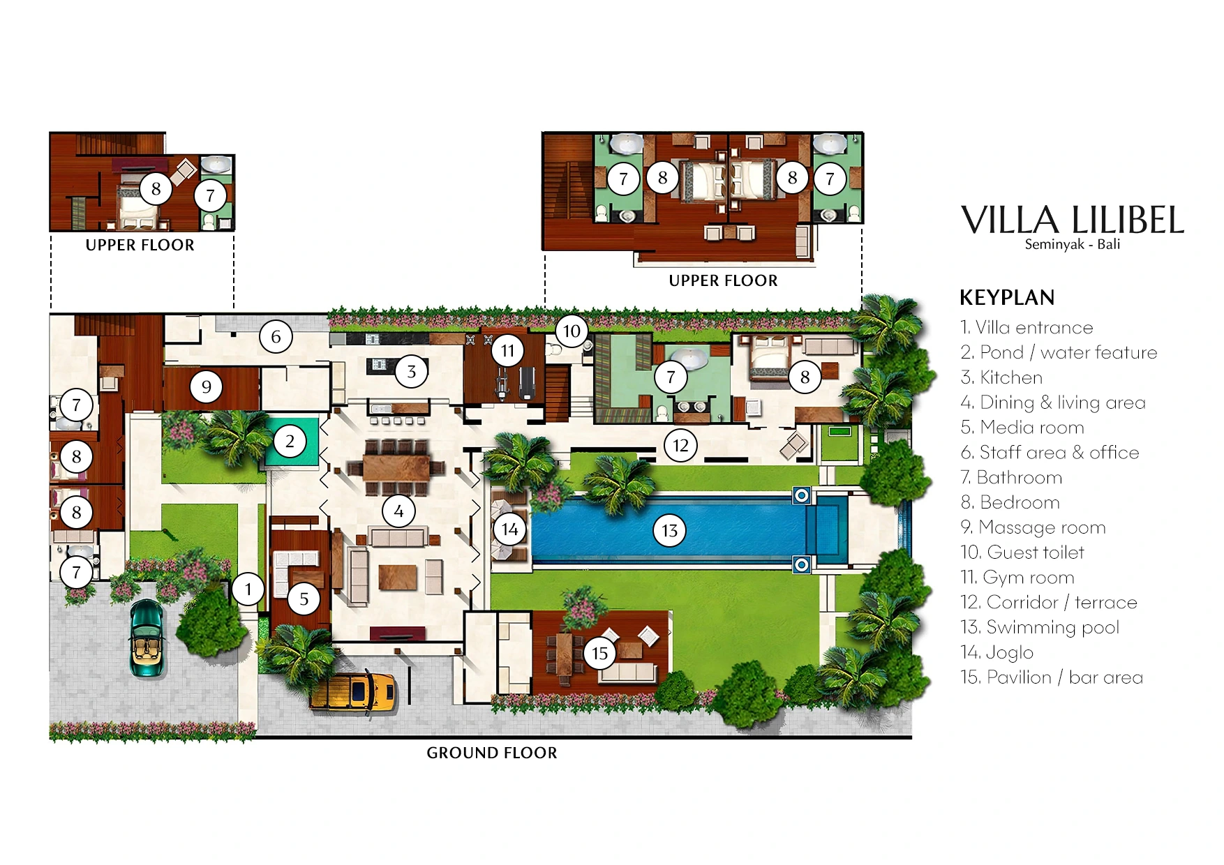 Villa Lilibel 平面图